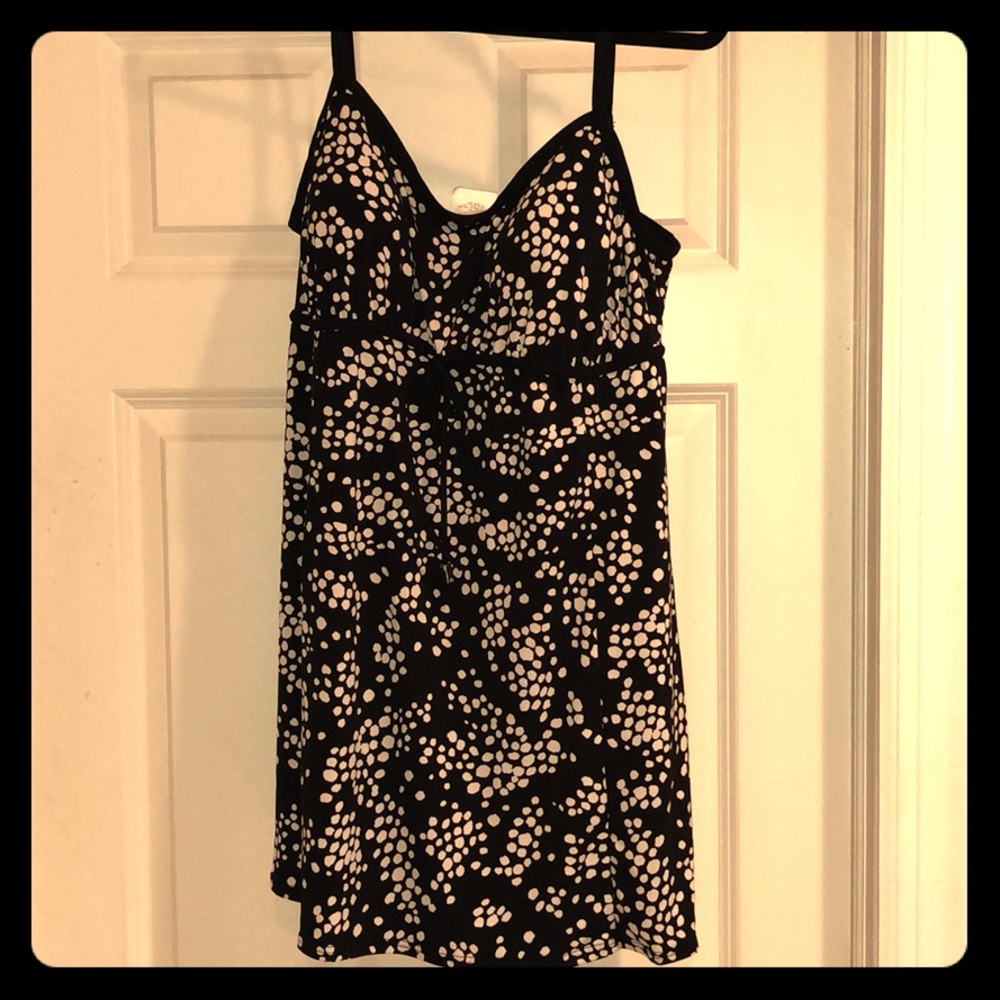Black and White One Piece Bathing Suit